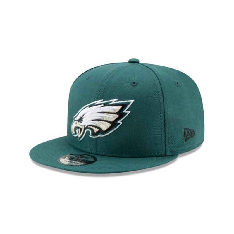 NFL Philadelphia Eagles Basic 9Fifty Snapback (HQF9499) - Green New Era Caps